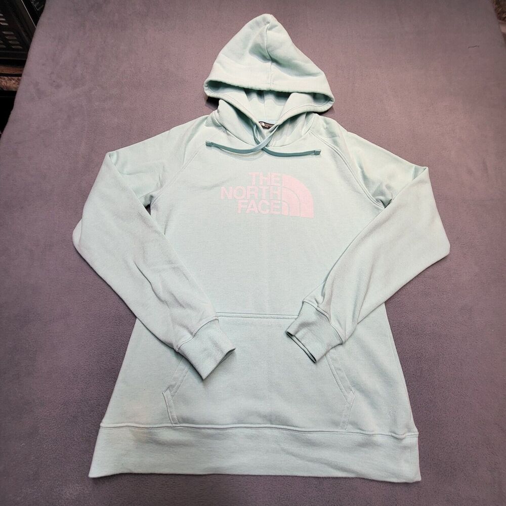 North Face‎ Hoodie Womens M Blue Pullover Sweatshirt Long Sleeve